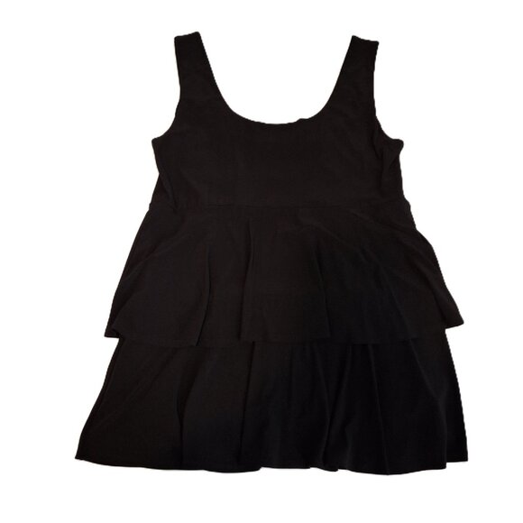 Peplum Top Slimming Ruffle Neckline Empire Style Large Tiana B. Size L - Picture 10 of 11